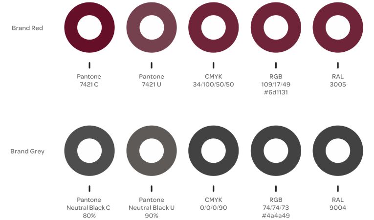 Cotesbach Brand Colours Cotesbach Brand Colours