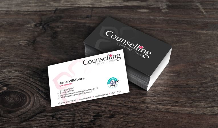 Leicestershire Counselling Business Cards Leicestershire Counselling Business Cards