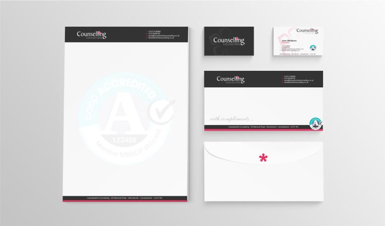 Leicestershire Counselling Stationary Set Leicestershire Counselling Stationary Set